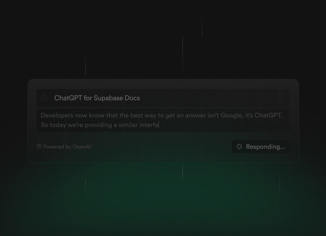 Supabase Clippy: ChatGPT for Supabase Docs thumbnail